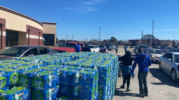 Oakwood University Church and Breath of Live TV Ministry hold a water bottle donation drive for residents of Texas, who are struggling to recover after historic winter weather plunged temperatures below freezing, putting Texans lives in peril as power outages and water service disruptions affected millions. Photo provided by Oakwood University Church